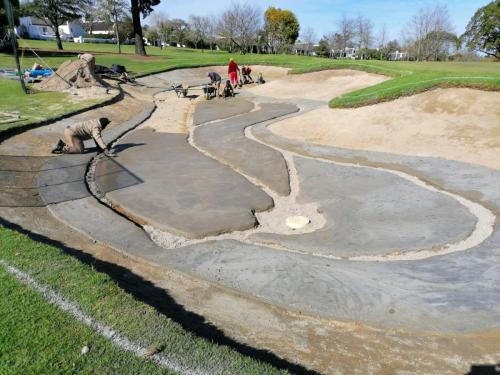 Fancourt-Installing-Concrete-bases-on-clay-base
