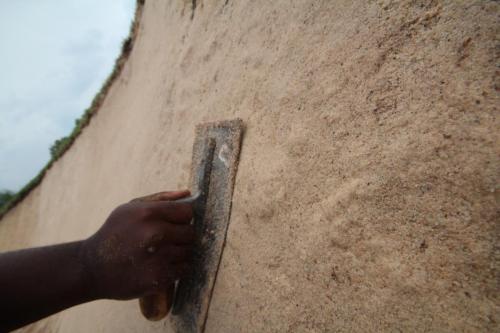 The-Wanderers-Golf-Club-Bunker-Barrier-being-applied